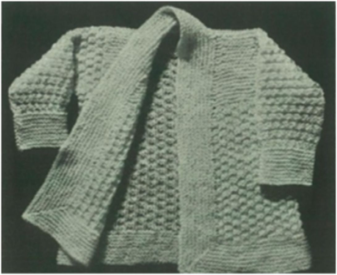 PATTERN #1607 JASMINE SACQUE VINTAGE KNITTING