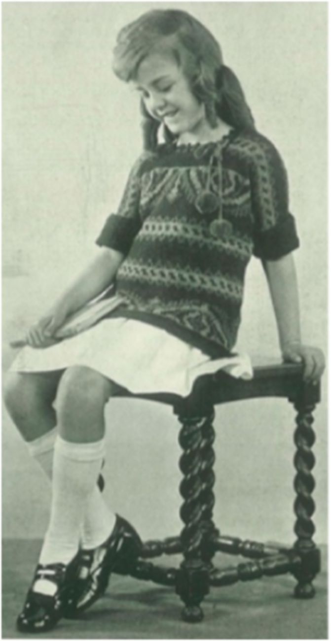 PATTERN #1610 MARGO SLIP OVER VINTAGE KNITTING