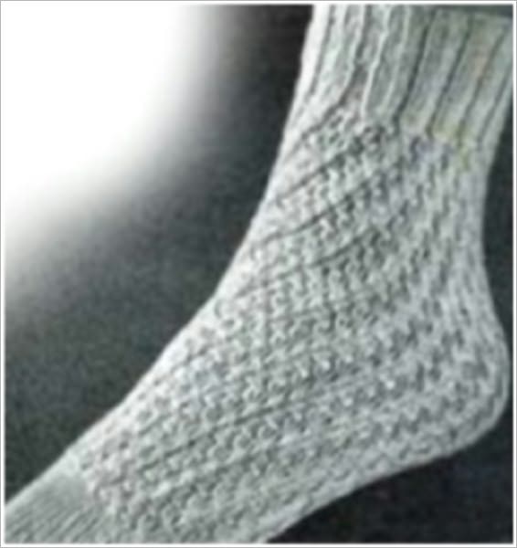 PATTERN #1633 HEELLESS SOCKS FOR MEN OR WOMEN VINTAGE KNITTING