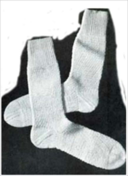 PATTERN #1640 BENNETT SOCKS VINTAGE KNITTING