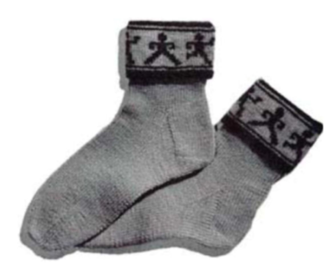 PATTERN #1650 CLASSIC SOCK VINTAGE KNITTING