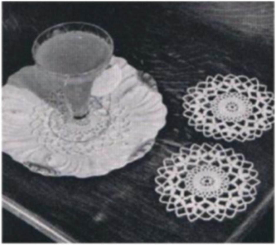PATTERN #1880 CROTCHED ACCESSORIES VINTAGE CROCHET