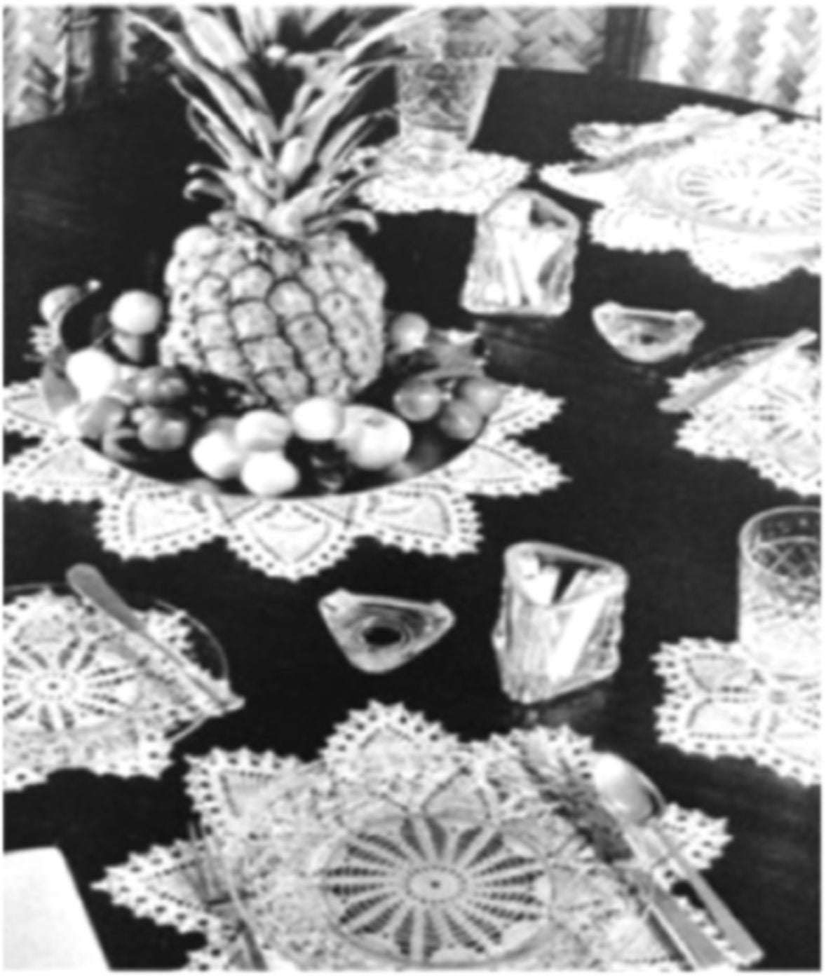 PATTERN #1887 PINEAPPLE VINTAGE CROCHET