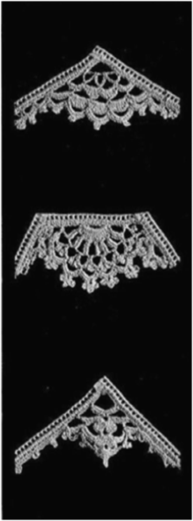 PATTERN #1891 CROCHETED CORNERS VINTAGE CROCHET