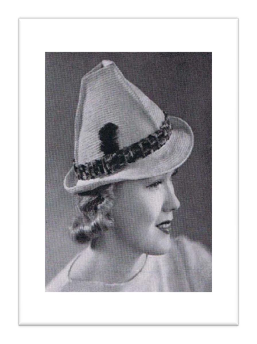PATTERN #1897 THE TYROLEAN VINTAGE CROCHET