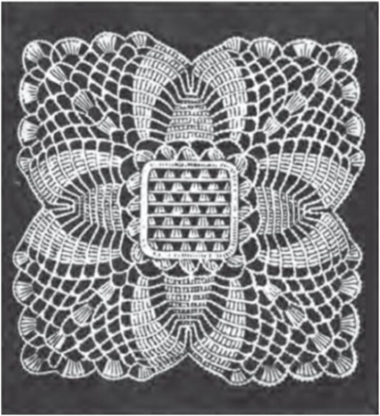 PATTERN #1898 COURT CROCHET VINTAGE CROCHET
