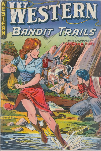 Western Bandit Trails Number 3 Western Comic Book