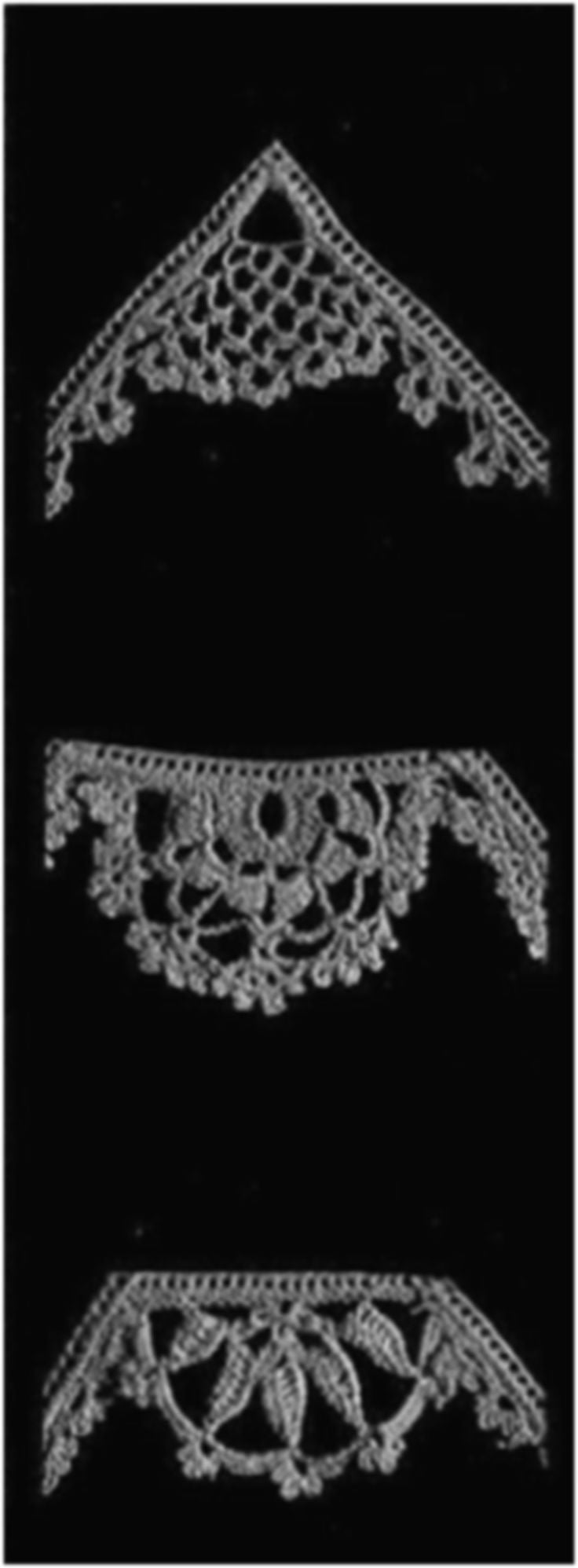 PATTERN #1907 CROCHETED CORNERS VINTAGE CROCHET