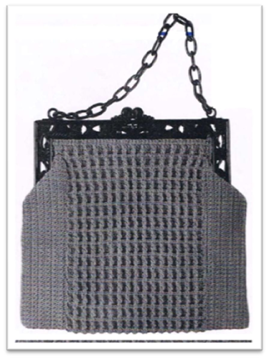 PATTERN #1083 TIMES SQUARE BAG VINTAGE CROCHET