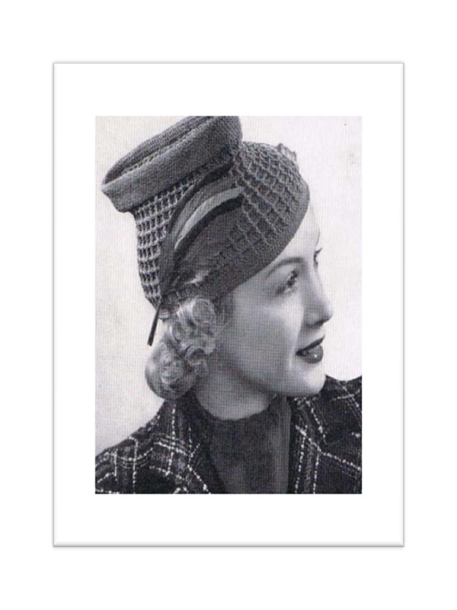 PATTERN #1093 THE LASSIE VINTAGE CROCHET