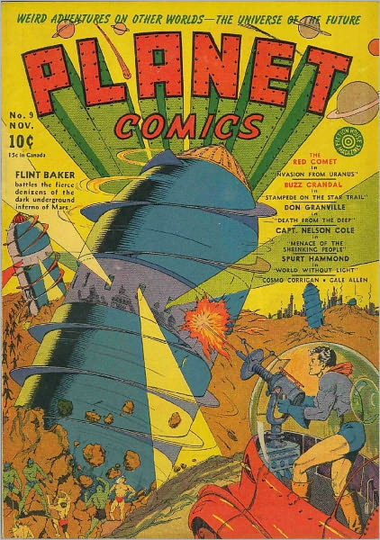 Planet Comics Number 9 Fantasy Comic Book