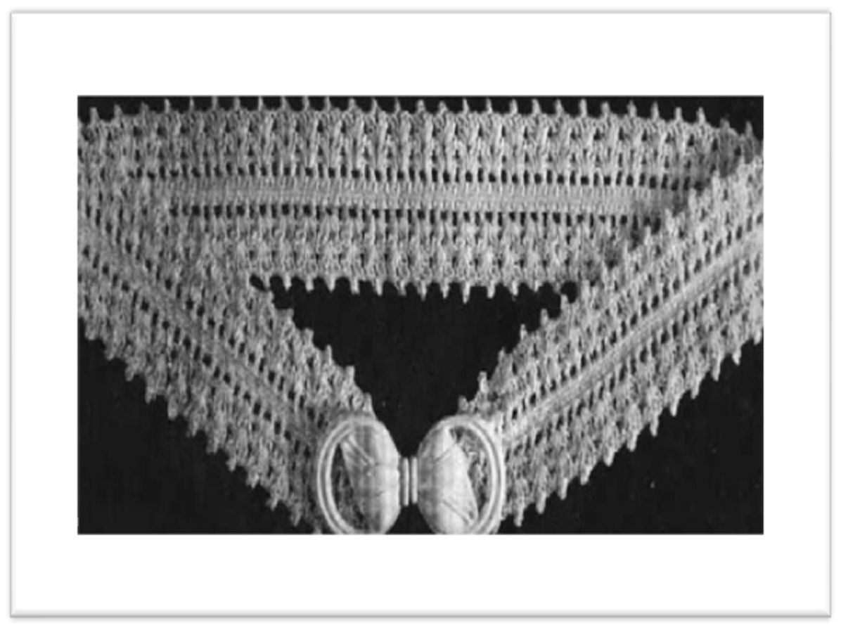 PATTERN #1133 PEEKO BELT VINTAGE CROCHET