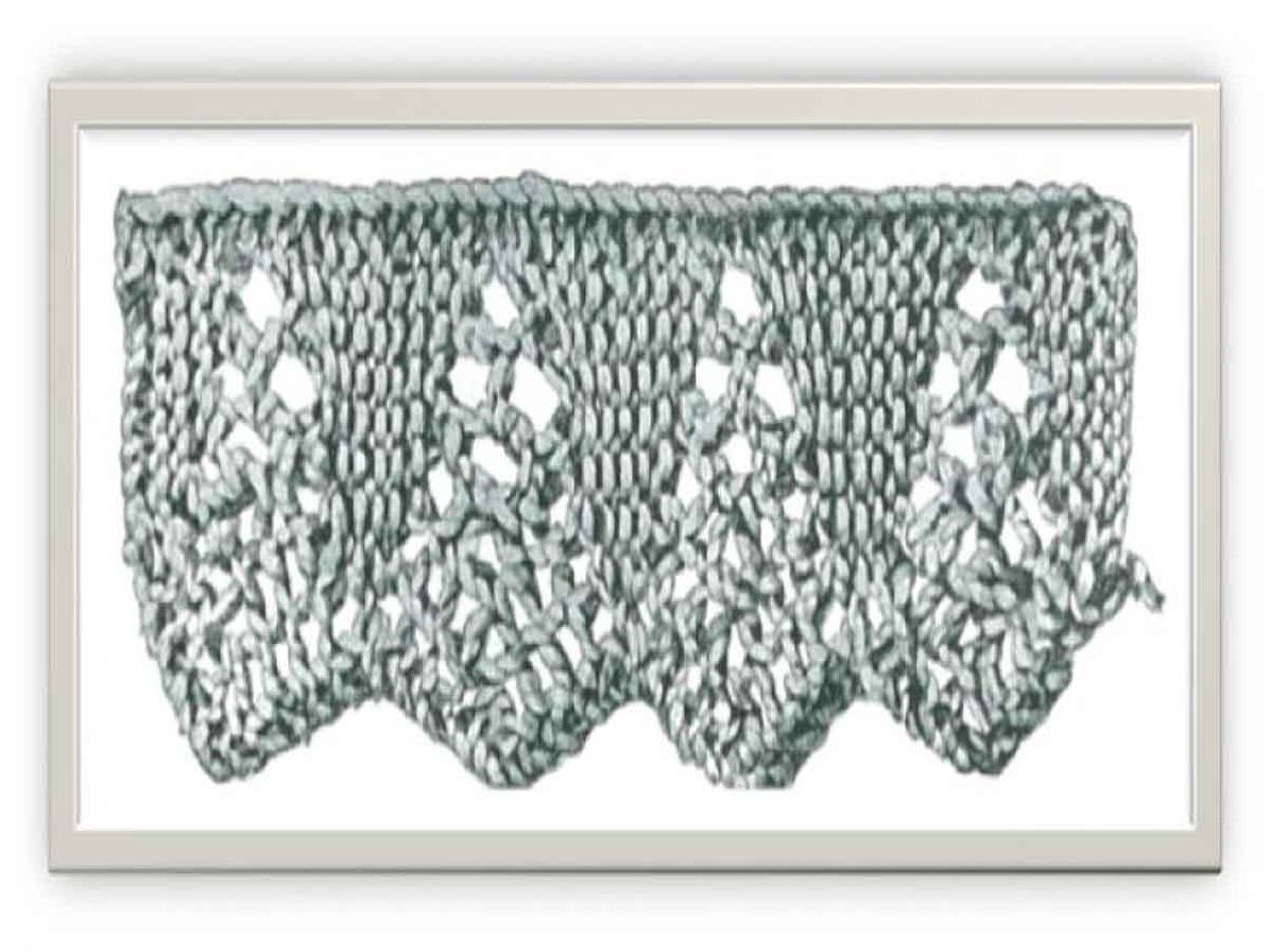 PATTERN #1137 KNIT LACE VINTAGE KNITTING