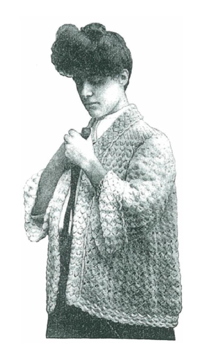 PATTERN #1174 RIKO KIMONO VINTAGE CROCHET