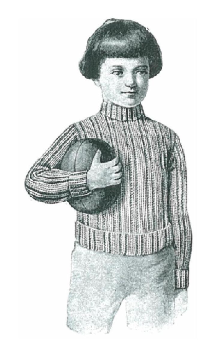 PATTERN #1180 CHILD'S COLUMBIA SWEATER VINTAGE KNITTING