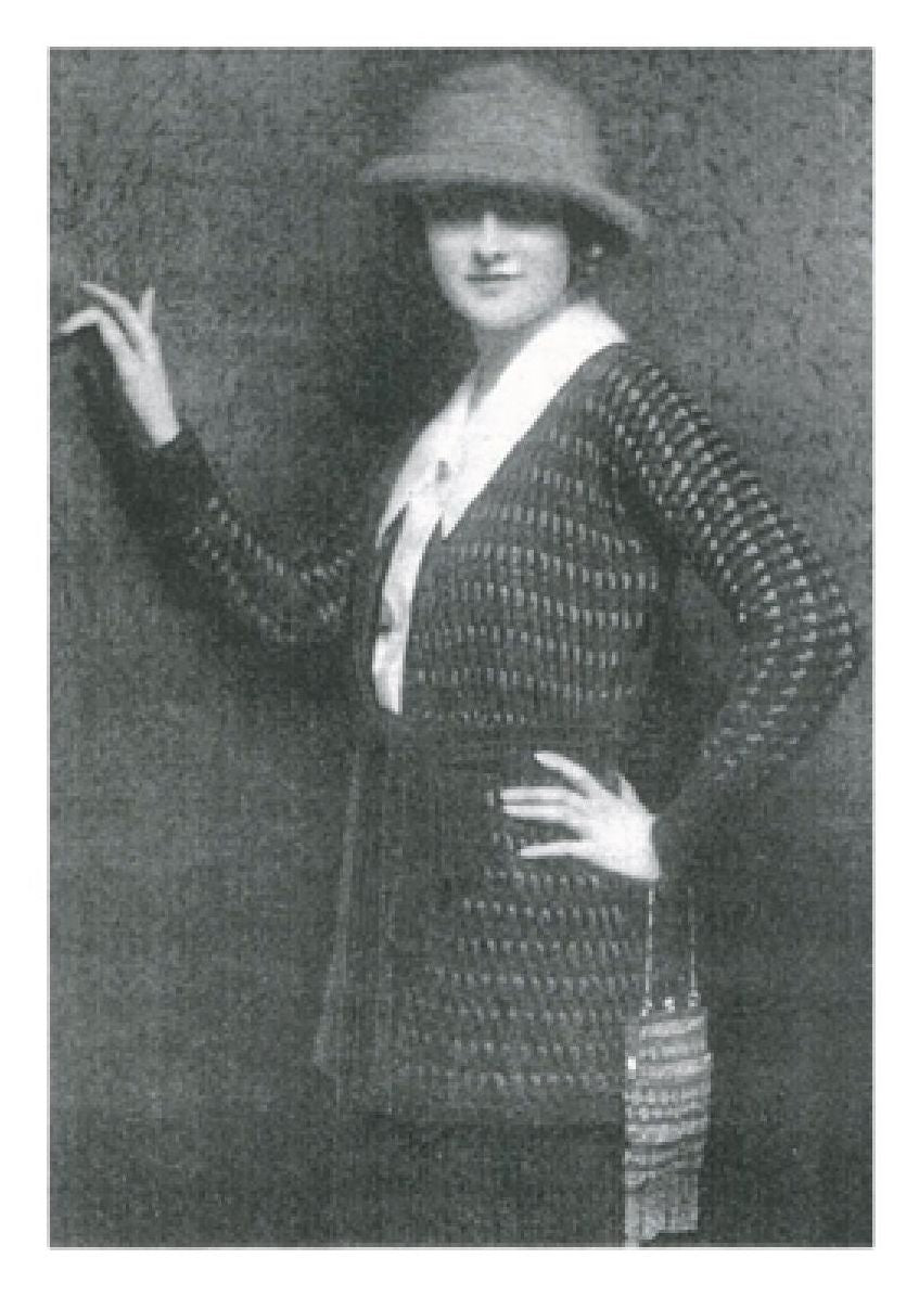 PATTERN #1182 THE PLYMOUTH SWEATER VINTAGE KNITTING