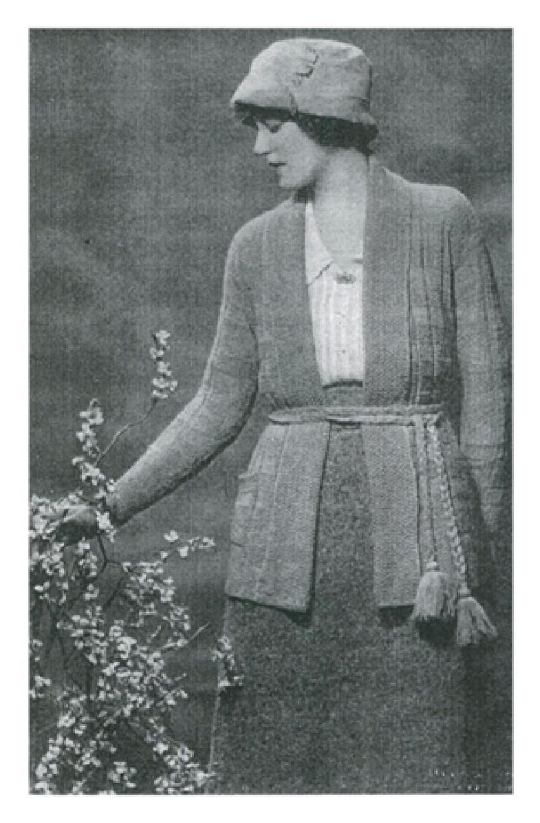 PATTERN #1185 THE ARDMORE SWEATER VINTAGE KNITTING