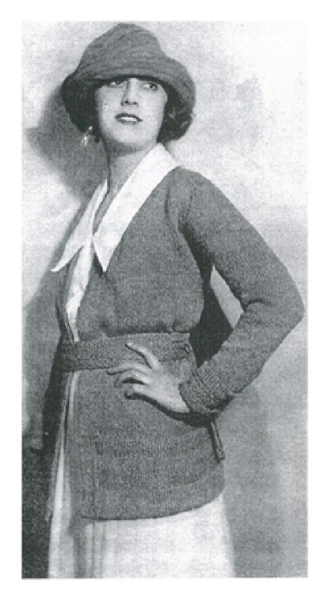 PATTERN #1188 WIMBLEDON SWEATER VINTAGE KNITTING