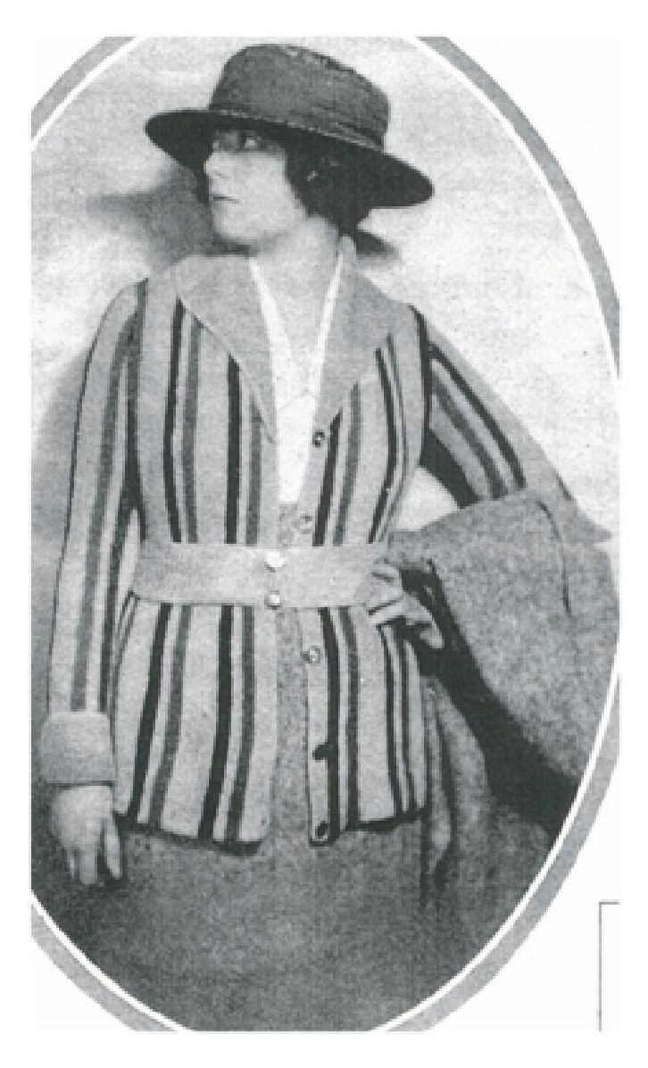 PATTERN #1189 THE BLAZER SWEATER VINTAGE KNITTING