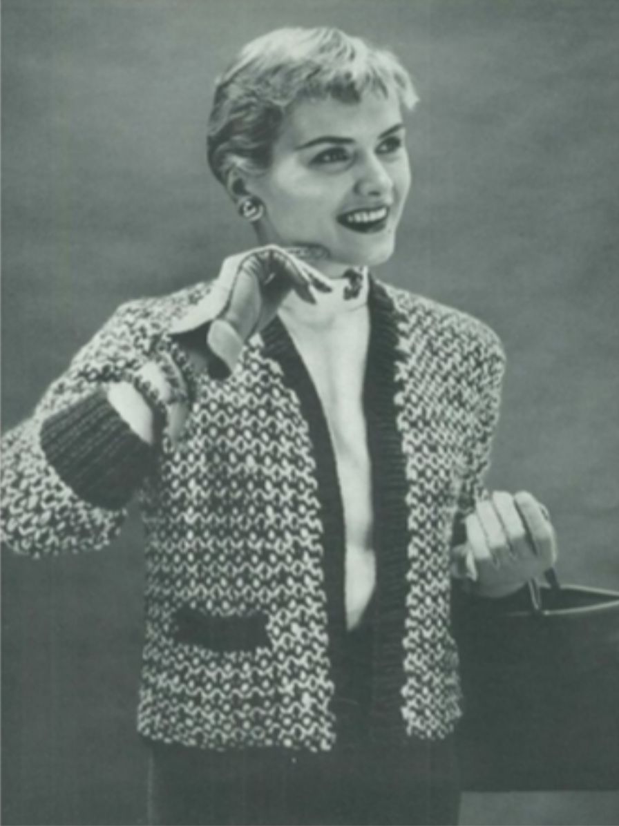 PATTERN #1196 RONA VINTAGE KNITTING