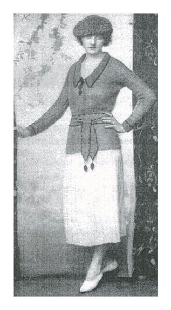 PATTERN #1208 THE TITANIA SWEATER VINTAGE KNITTING
