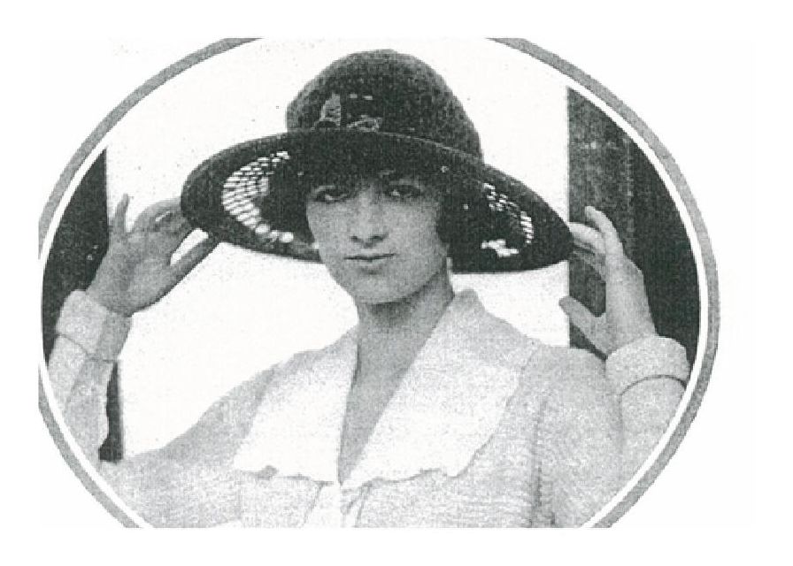 PATTERN #1217 THE SEVILLE HAT VINTAGE CROCHET