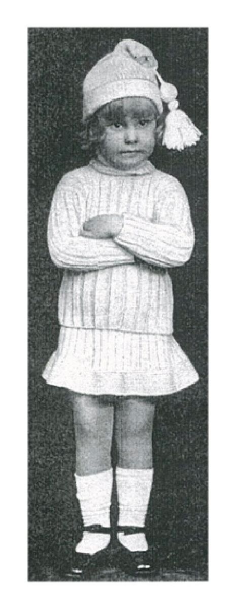 PATTERN #1254 THE NINETTE SET VINTAGE KNITTING