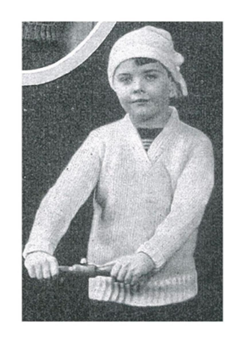 PATTERN #1248 THE MITCHAM SWEATER VINTAGE KNITTING
