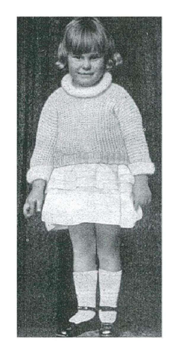 PATTERN #1258 THE LANDY SWEATER VINTAGE KNITTING