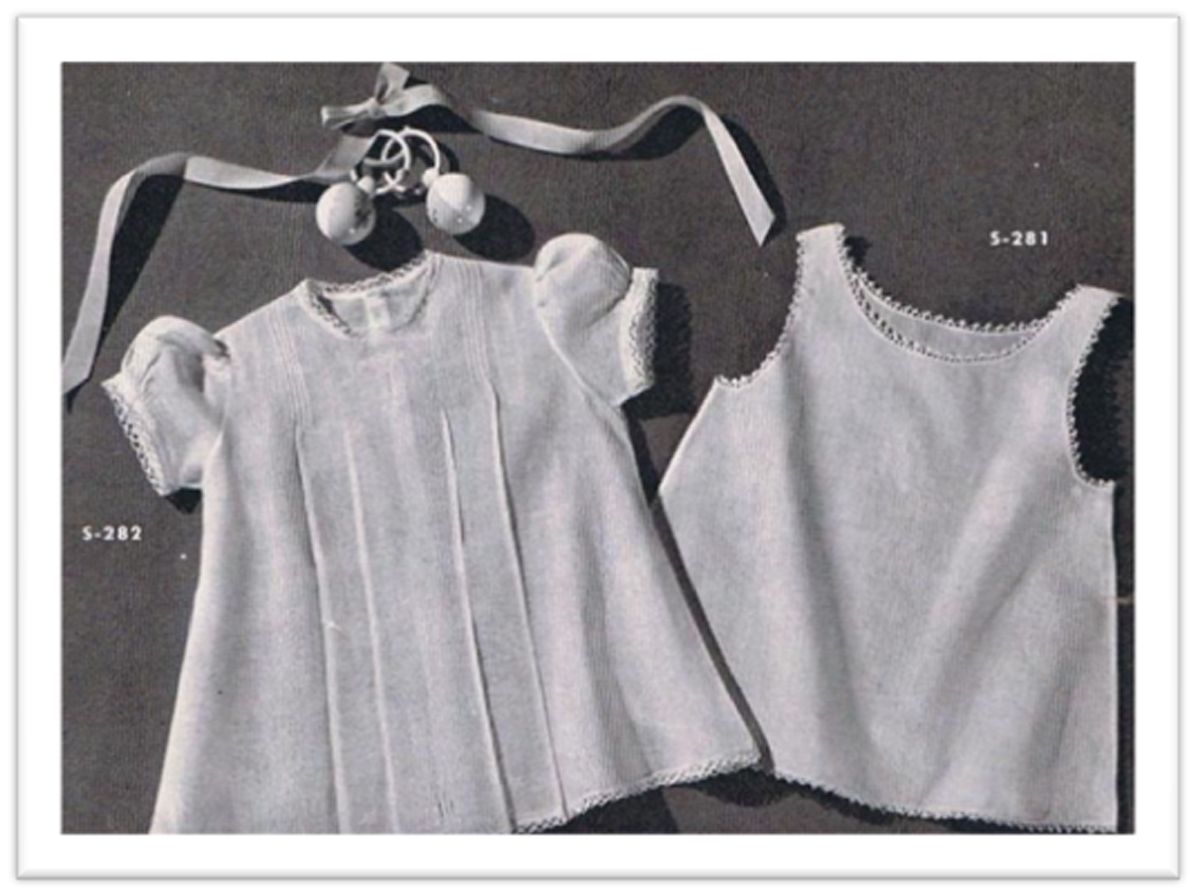 PATTERN #1266 BABY AND LINGERIE EDGINGS VINTAGE CROCHET