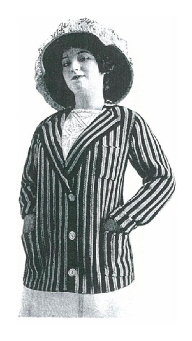 PATTERN #1271 THAMES BLAZER VINTAGE KNITTING