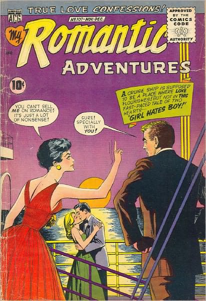 Romantic Adventures Number 107 Love Comic Book