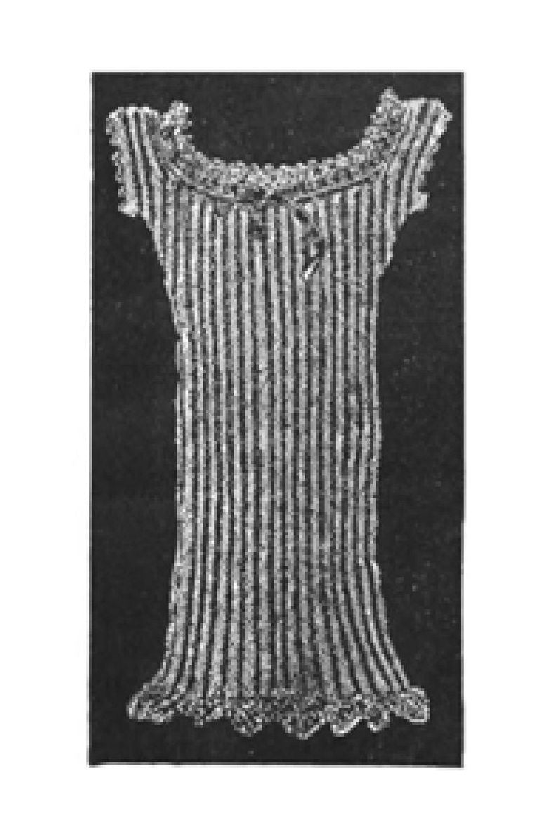 PATTERN #1302 SILK VEST VINTAGE KNITTING