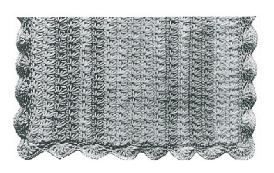 PATTERN #1309 INFANT'S AFGHAN VINTAGE CROCHET