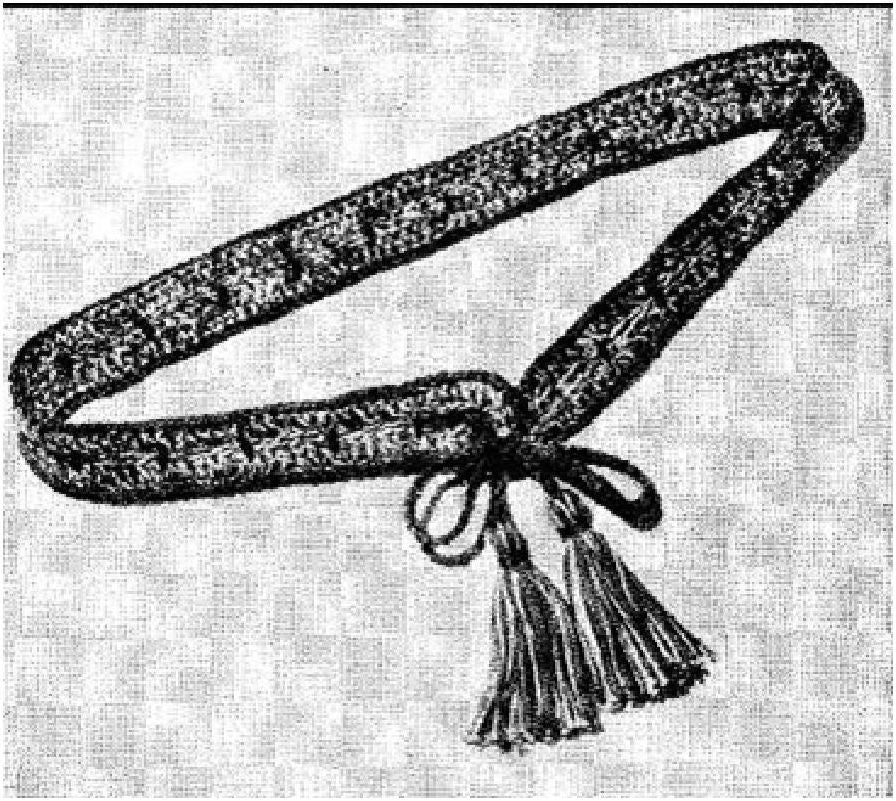 PATTERN #1322 BRITTY BELT VINTAGE CROCHET
