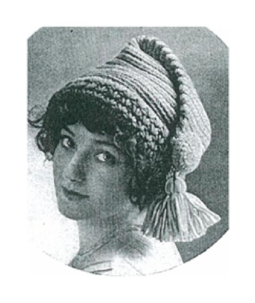 PATTERN #1325 MANITOBA TOQUE VINTAGE CROCHET