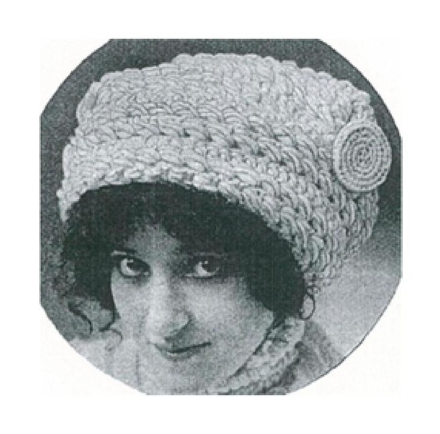 PATTERN #1327 THE HAGUE TOQUE VINTAGE CROCHET