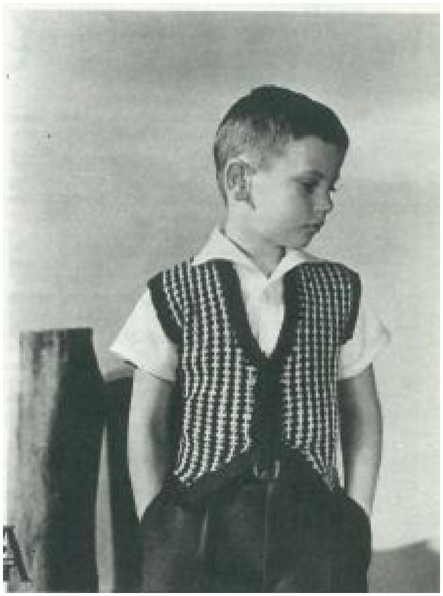 PATTERN #1334 BOY'S VEST VINTAGE KNITTING