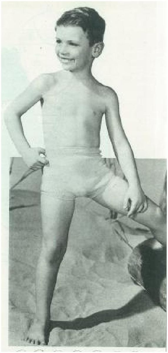 PATTERN #1335 BATHING TRUNKS VINTAGE KNITTING