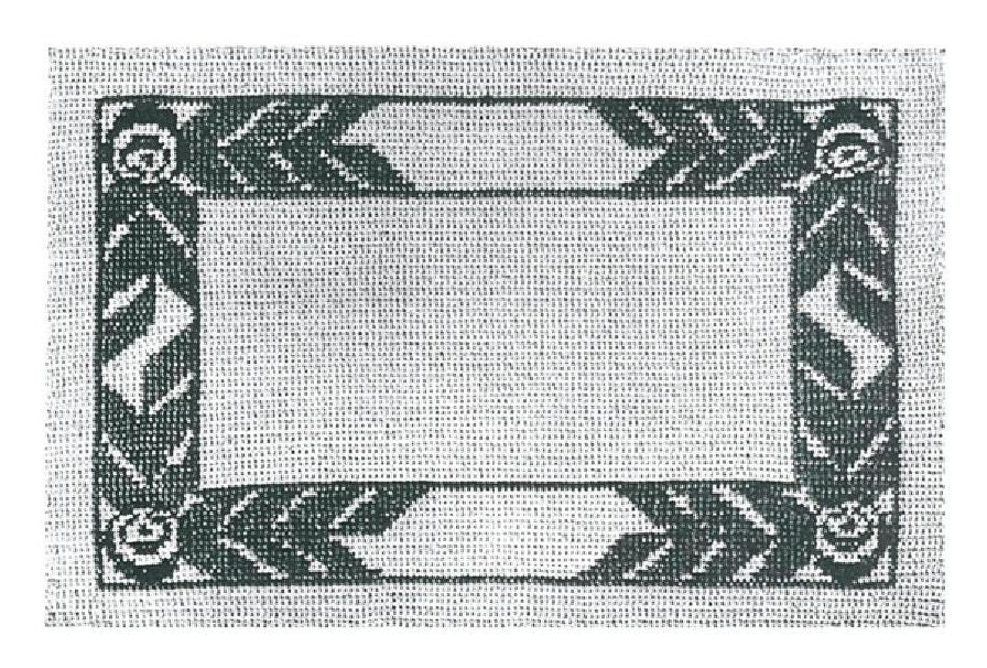 PATTERN #1343 ROSE PILLOW VINTAGE CROCHET
