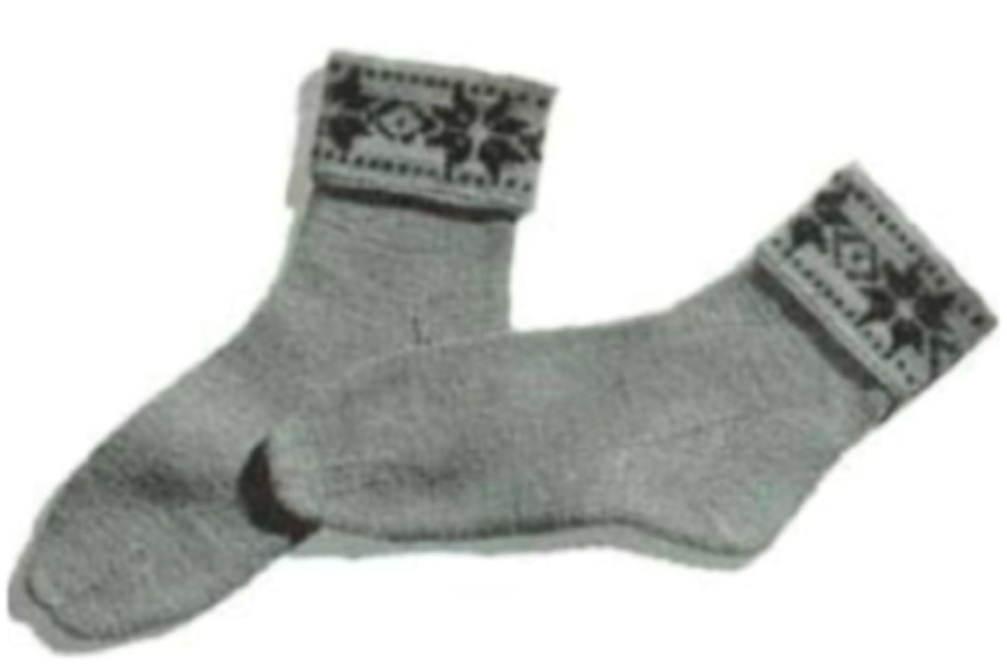 PATTERN #1689 SWEDISH-STAR SOCKS VINTAGE KNITTING