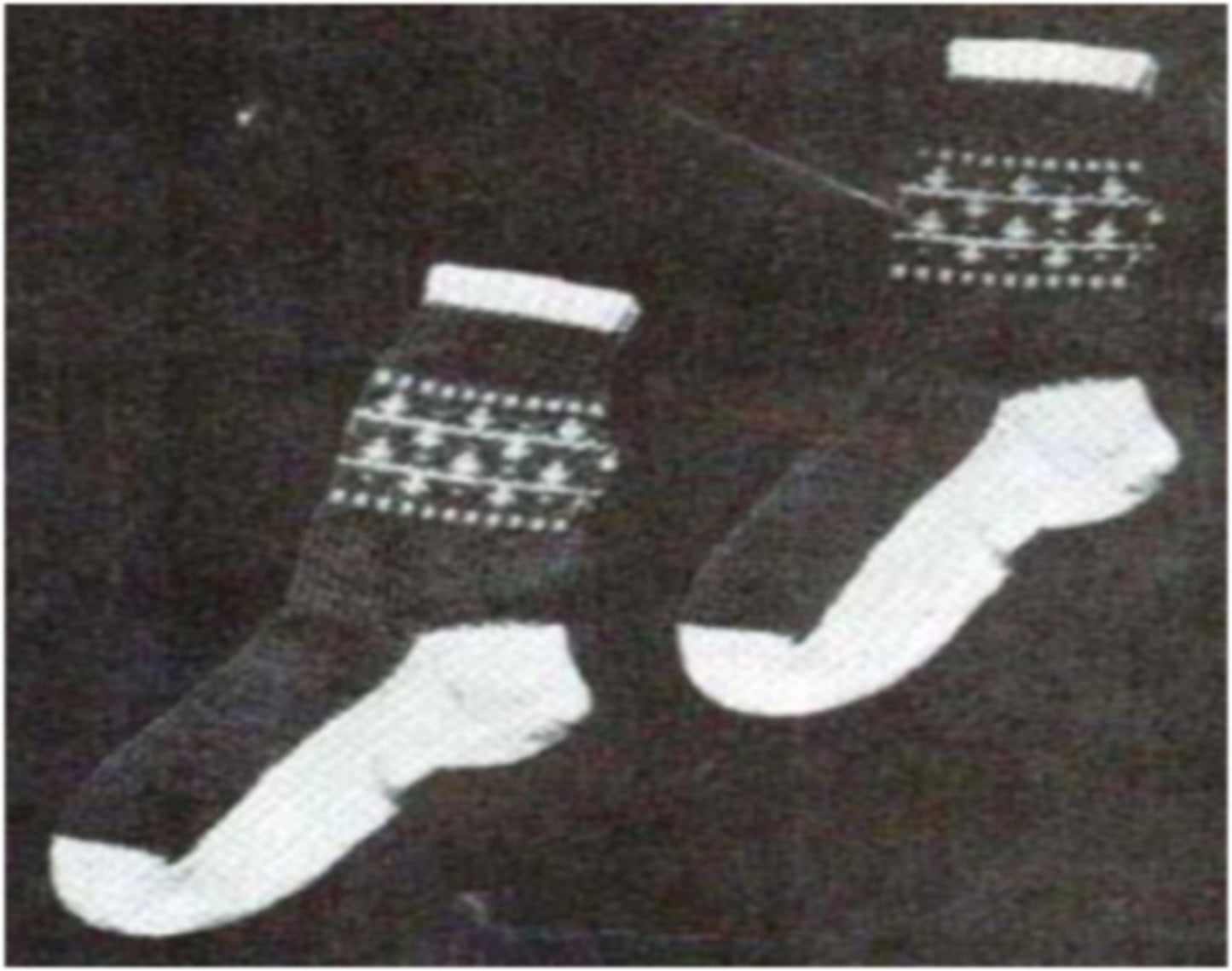 PATTERN #1694 YOUNGSTER'S FAIR ISLE SOCK VINTAGE KNITTING