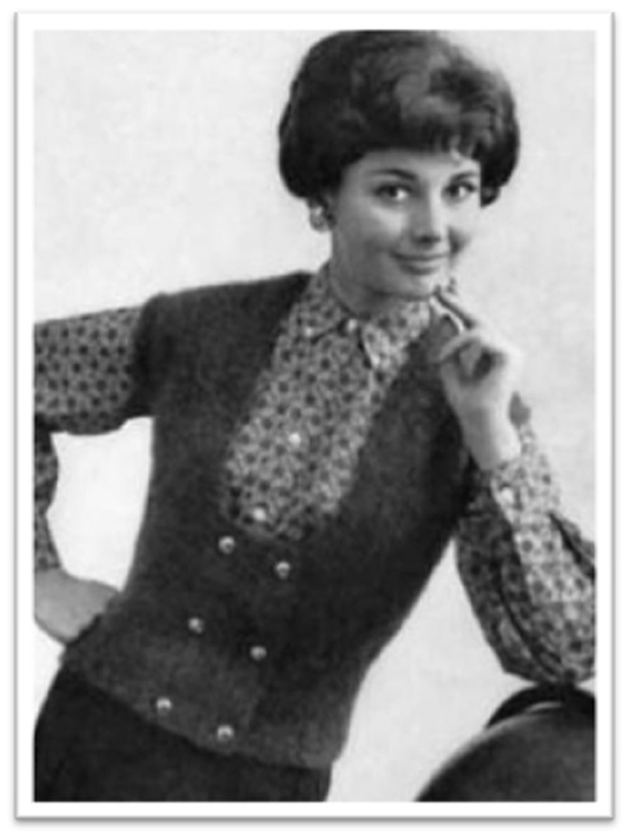 PATTERN #1748 MINDY VINTAGE KNITTING