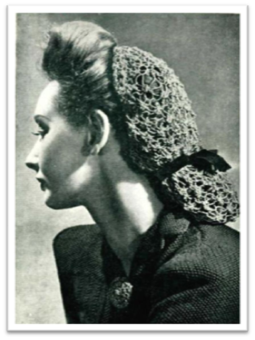 PATTERN #1751 SNOOD VINTAGE KNITTING