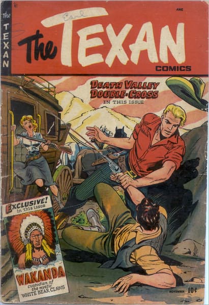 The Texan Number 6 Western Comic Book