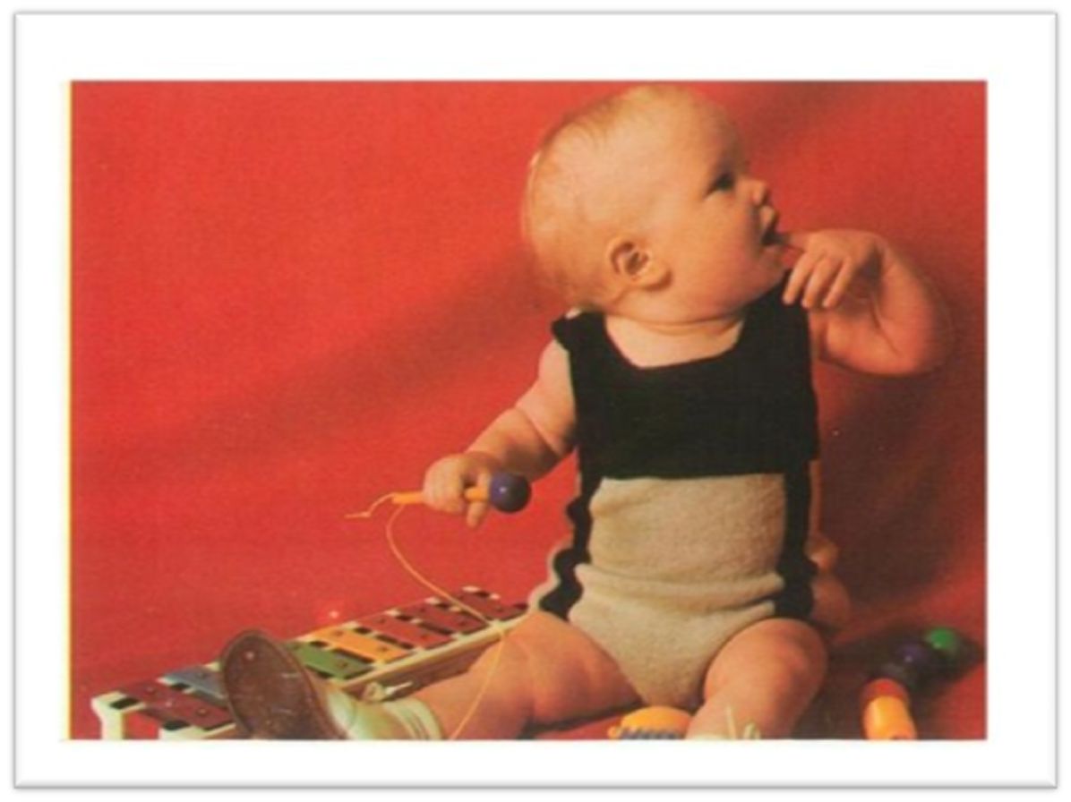 PATTERN #1514 TWO LITTLE ELVES VINTAGE KNITTING