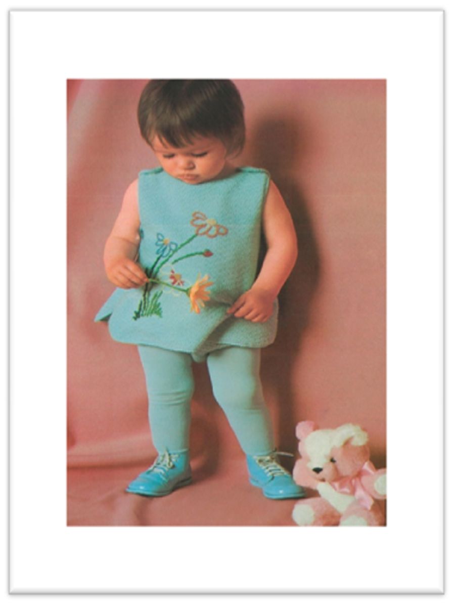 PATTERN #1516 LITTLE BO PEEP VINTAGE KNITTING