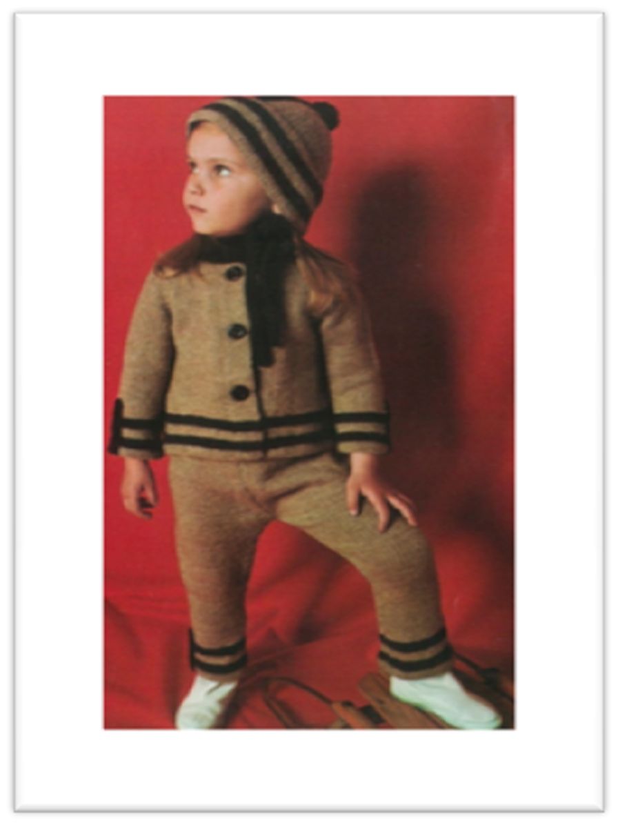 PATTERN #1531 PRETTY PANTS VINTAGE KNITTING