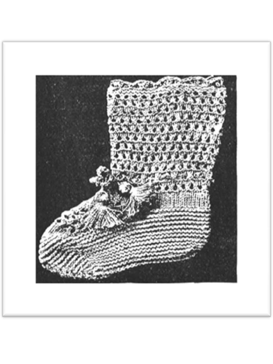 PATTERN #1537 BABY SOCK! VINTAGE KNITTING