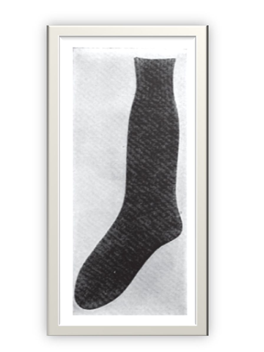 PATTERN #1538 HEAVER SOCK VINTAGE KNITTING